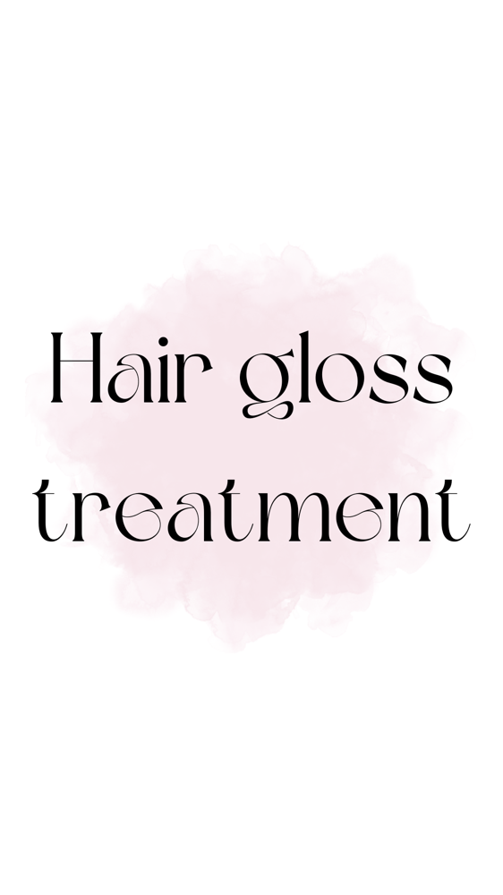 Hair gloss treatment (AllOverColor)