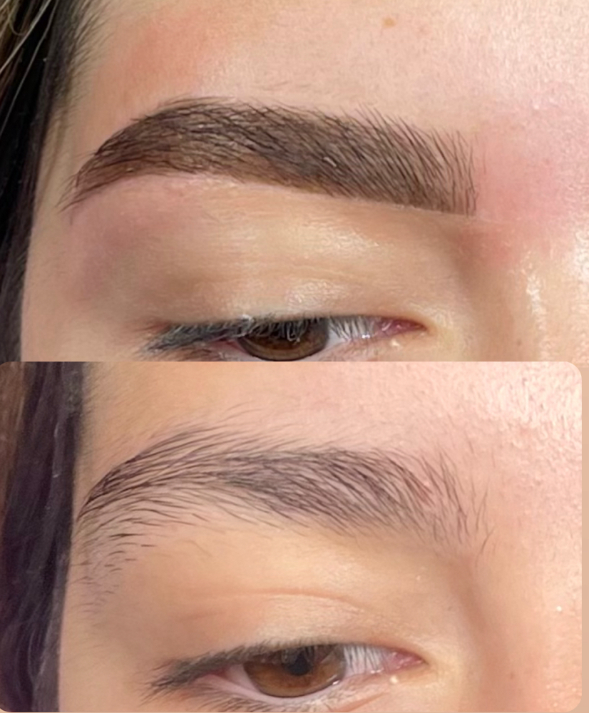 Brow shaping & hybrid Dye