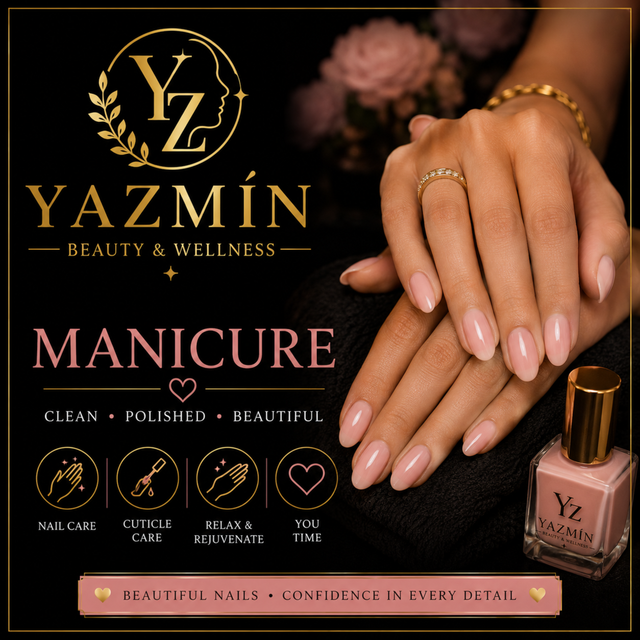 French Tip Add On at ✨ YAZMÍN Beauty & Wellness in Providence, RI