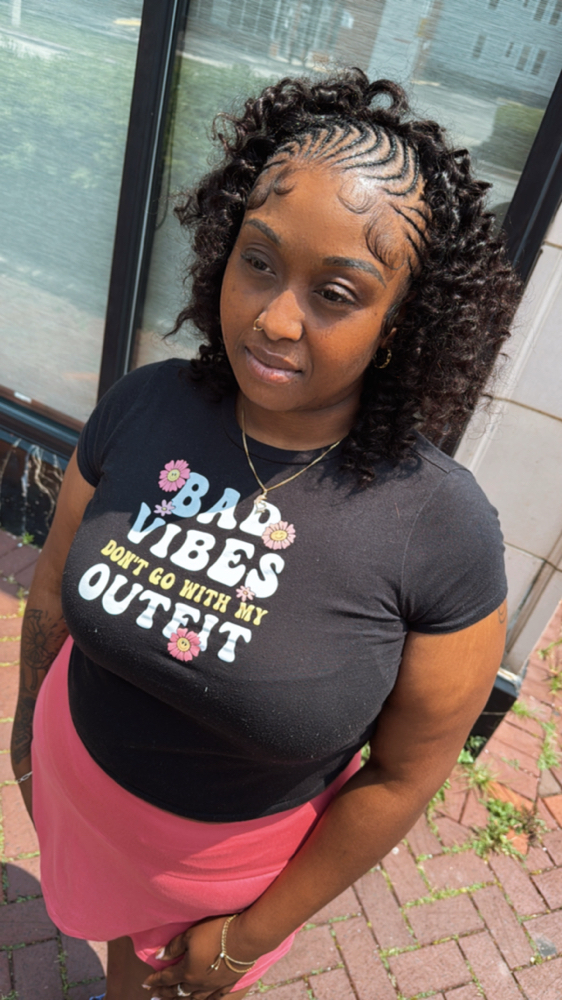 Half Braids/ Half Quickweave