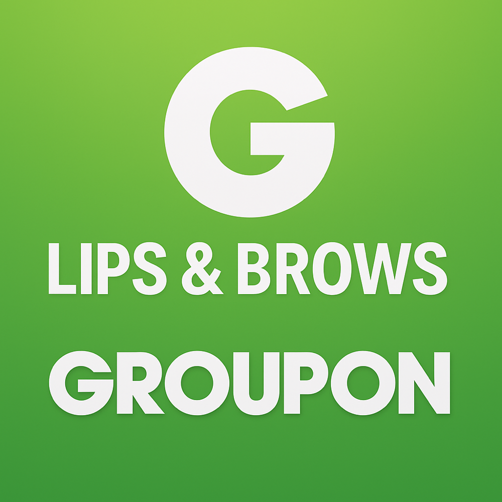GROUPON Lips/brows