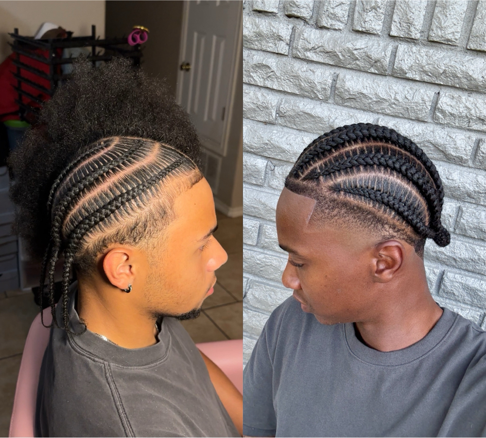 Mens Stitch Braids at House Of Petals in Texarkana, AR