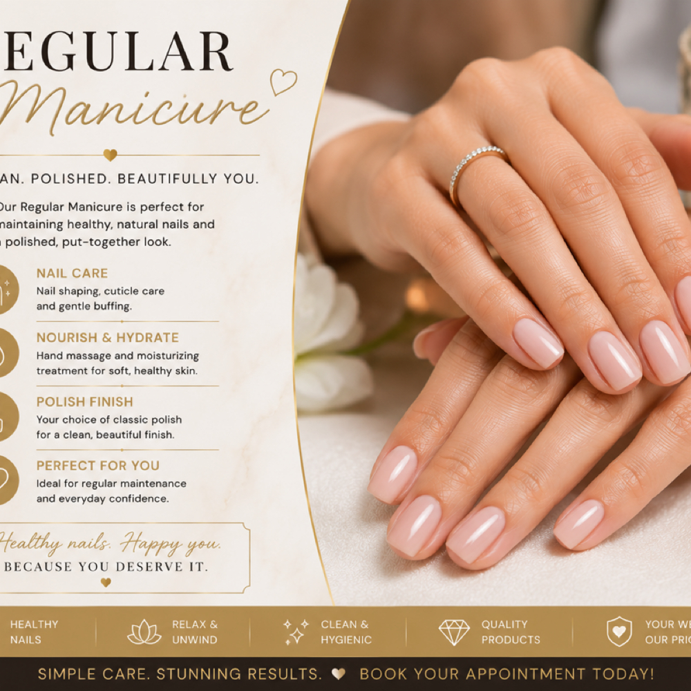Regular Manicure at Prestige Nail Lounge LLC in Chattanooga, TN