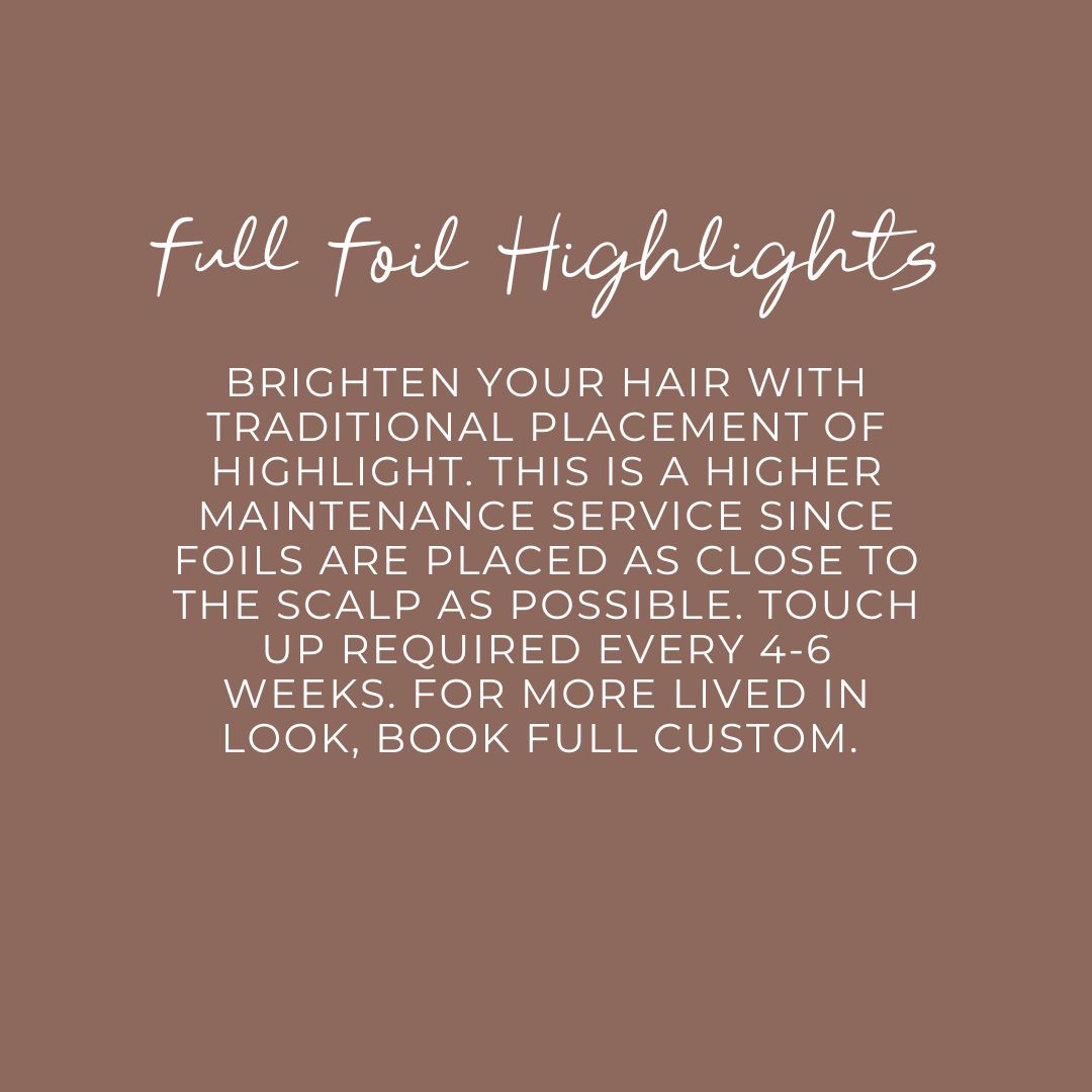 Full Foil Highlights