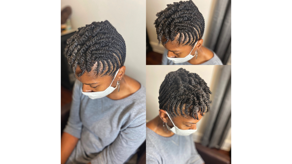 Natural Hair Updo (No hair added)
