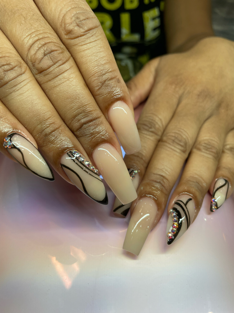 LINE WORK/ABSTRACT ($2/per Nail)