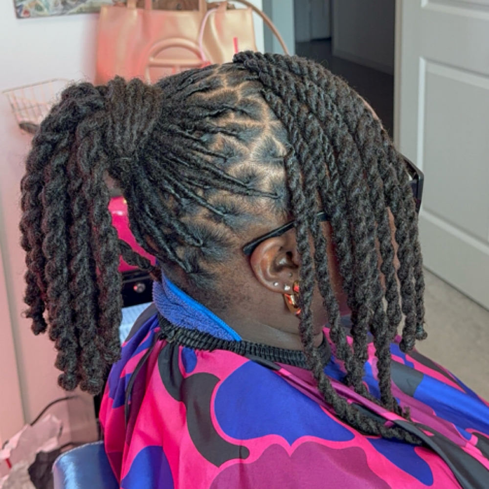 Signature Retwist + Style at Loc'd in with Kilo in Forney, TX