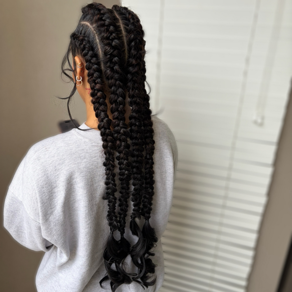 4 Butterfly Braids at Nile Beauty in Stonecrest, GA