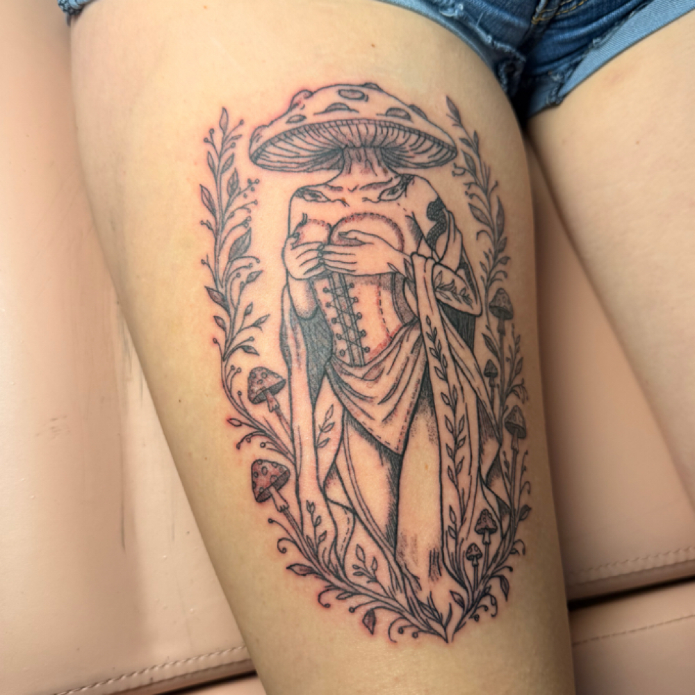 Large (Quarter Sleeve/Thigh Piece) at Suture Tattoo in Jacksonville, NC