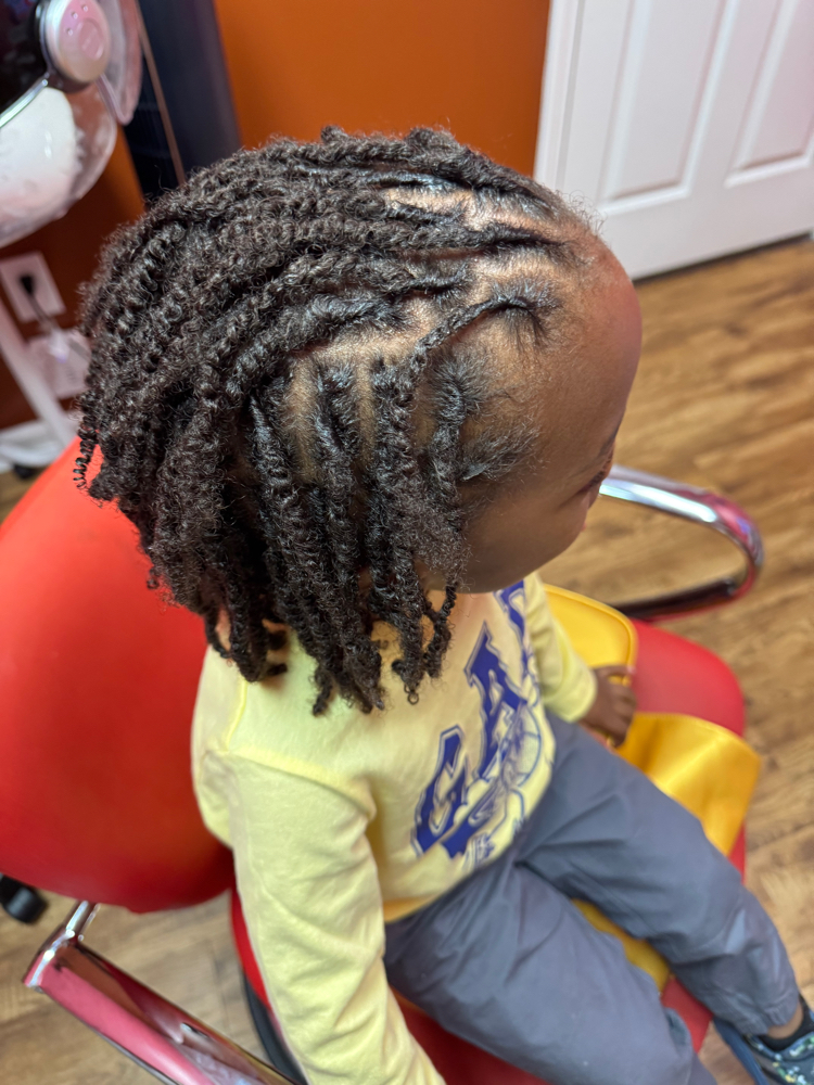 Kid's Loc Retwist (up to 10yr old)