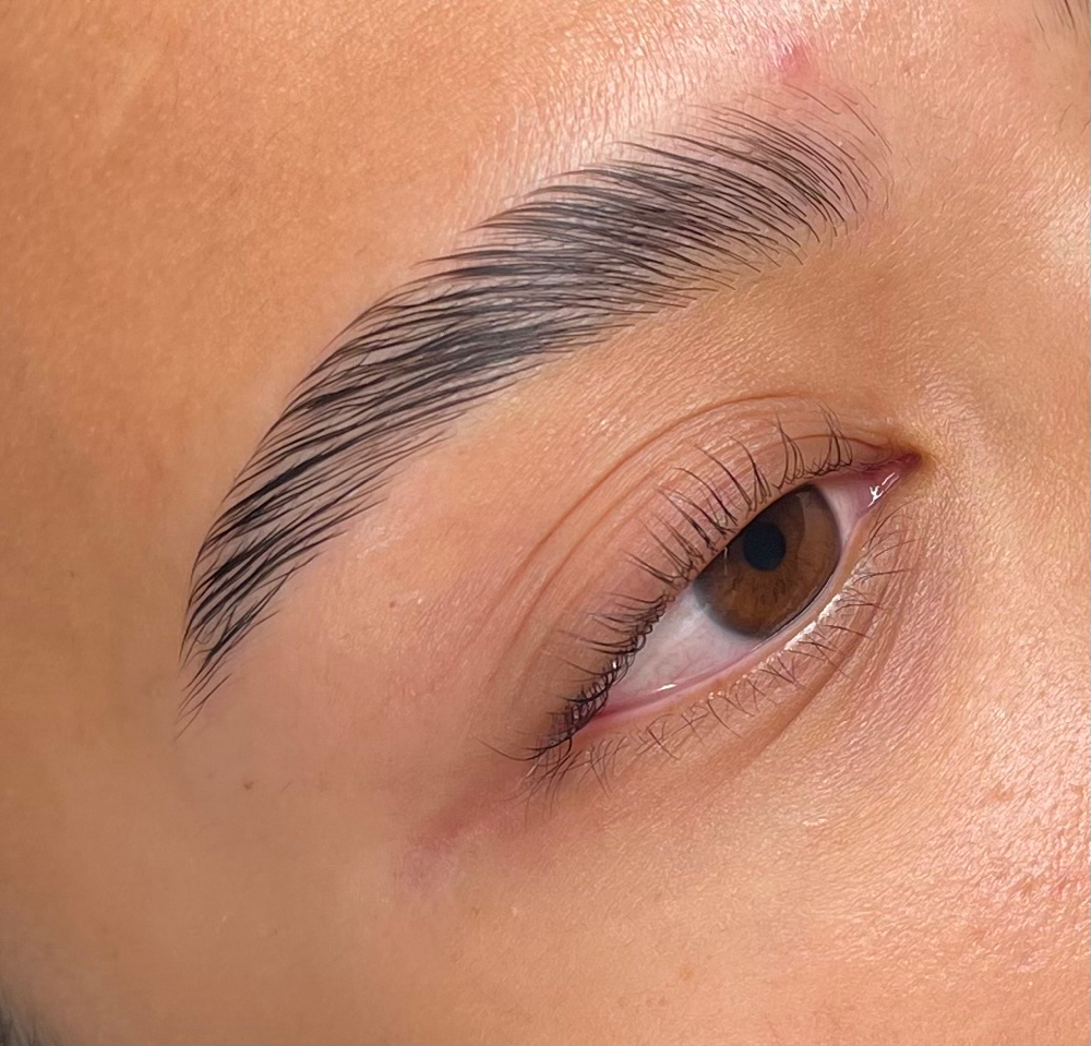 Brow Lamintion (tint) at Kayskinstudio in anaheim, CA