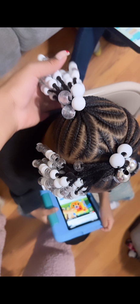 2 Ponytail Braids (Age 2-7)