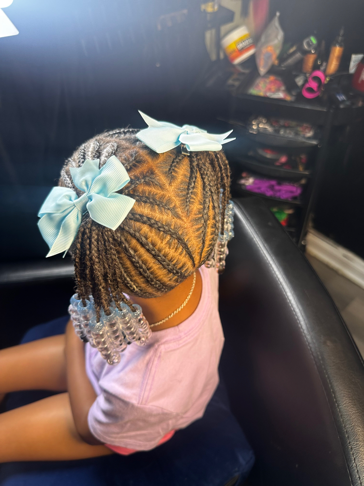2 Braids Ponytails (Age 2-5) at Slay.edinbraids LLC in Belleville, NJ