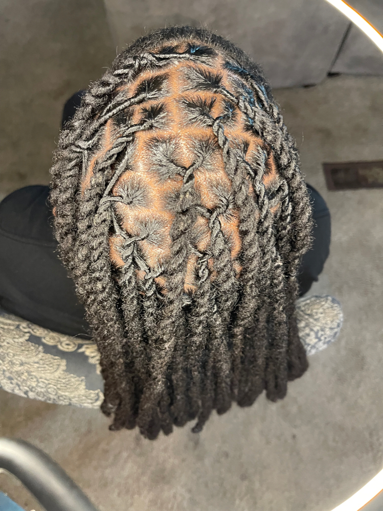 2 Strand Twist ( Back Length ) at Loc’d with Autz in Mcclellanville, SC