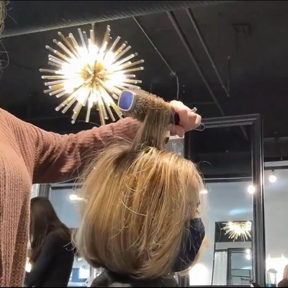 Shampoo And Blowdry Style at AKA Presley Hair Design at Blend Salon in Maplewood, MO