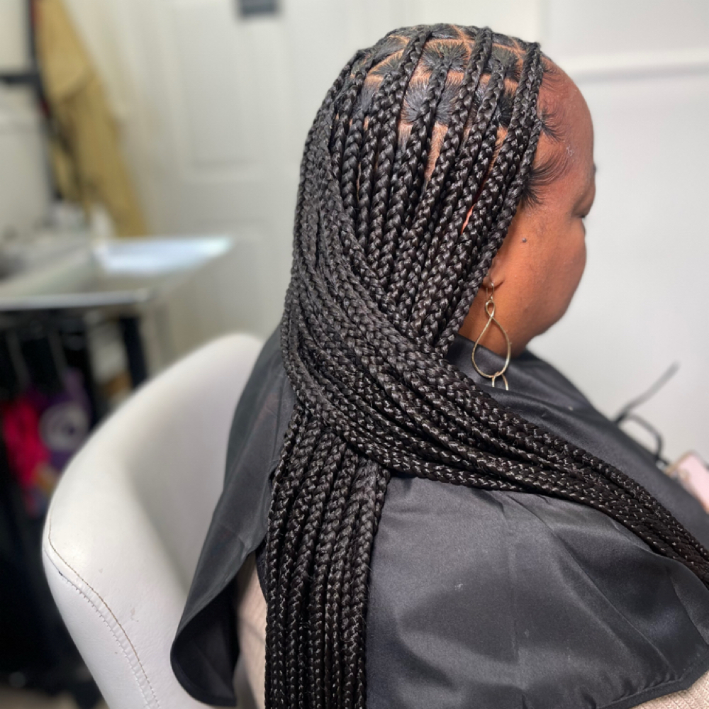 Knotless Extensions at The HR Salon Co. in Augusta, GA