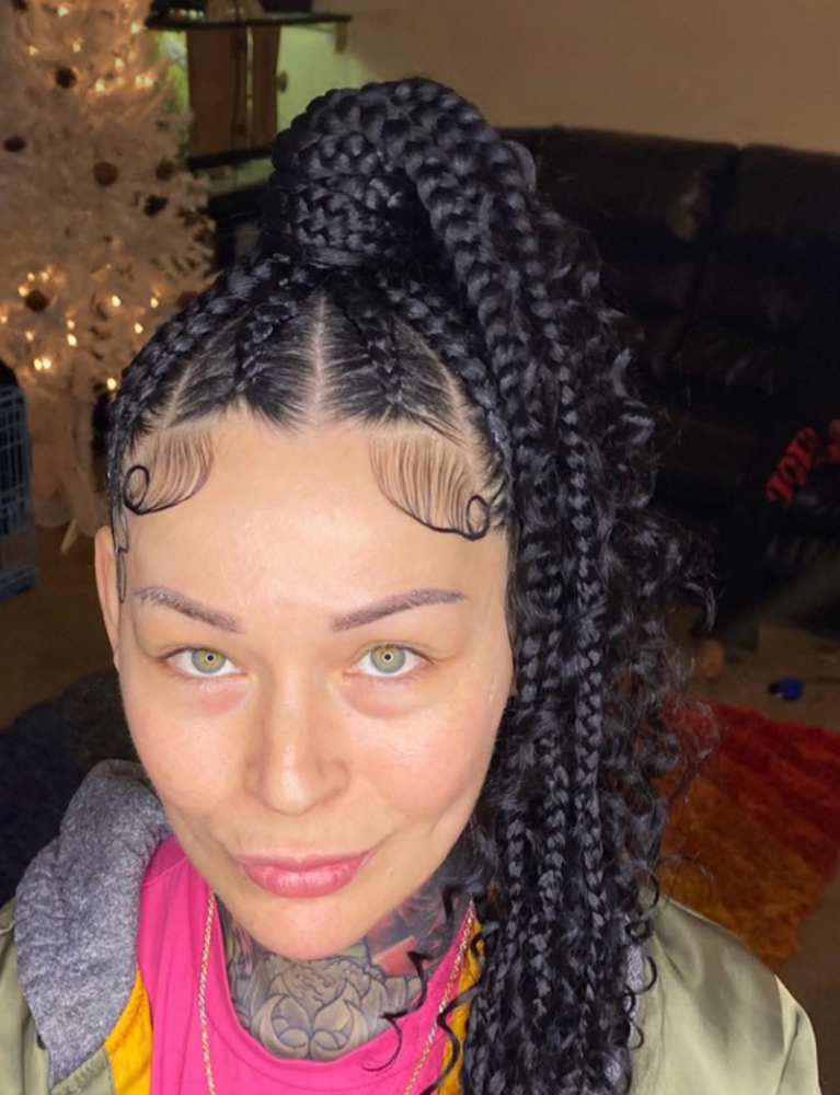Large Braided Ponytail