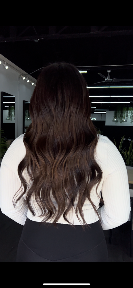 all over color WITH PRE-FILL at lucky girl hair co. in dallas, TX