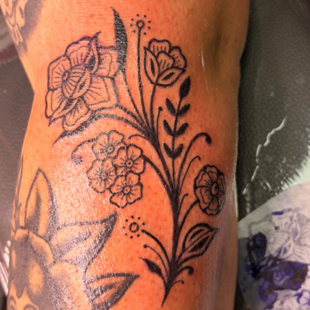 Traditional at baby B tattz in Orange, CA