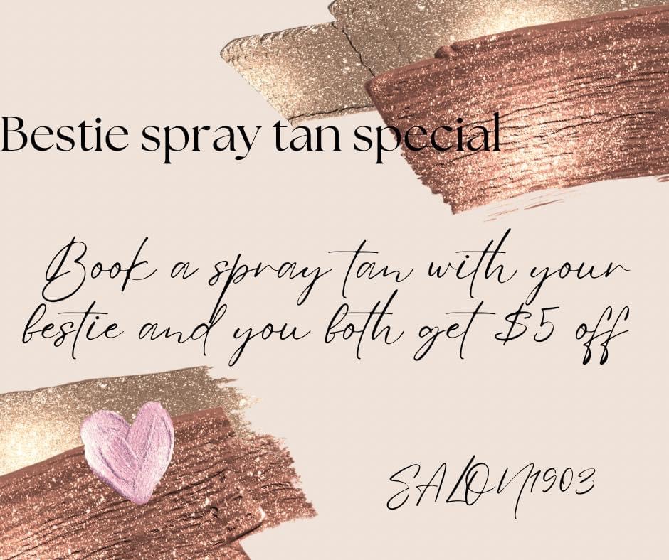 Bestie Spray Tan Session