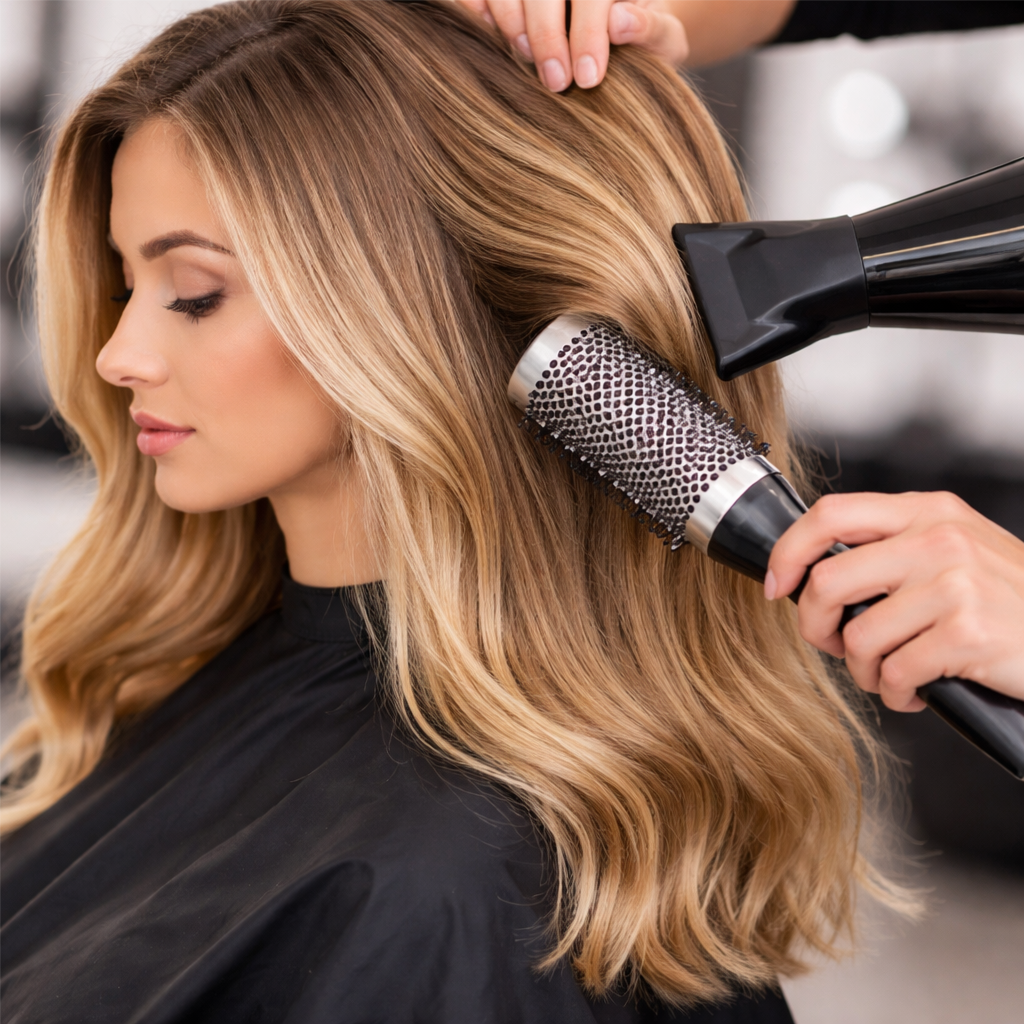 Blowdry at thebeautylounge in haddonfield, NJ