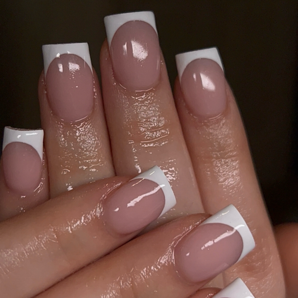 Acrylic French Tips (Add Art Man.) at ExoticsbyAves in Austin, TX