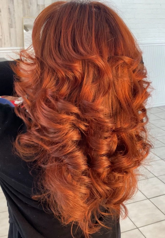 Root Touch Up + Blowdry