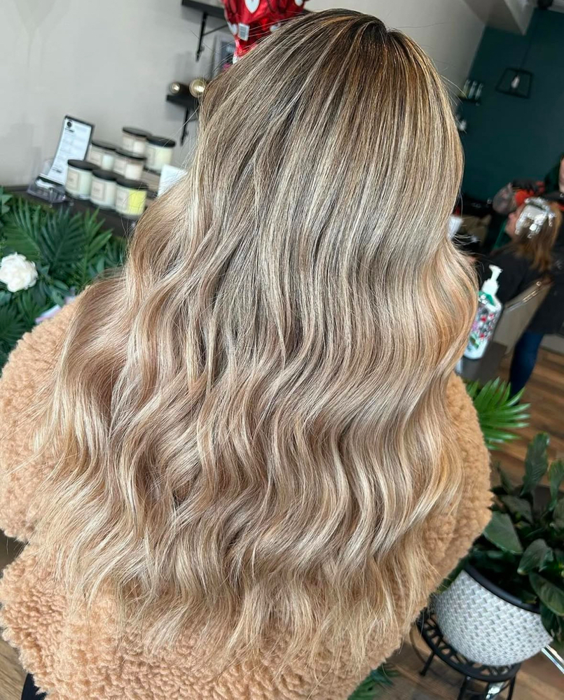 Partial Blonding Service + Blowdry