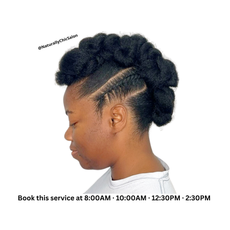 Pin & Tuck Updo Style