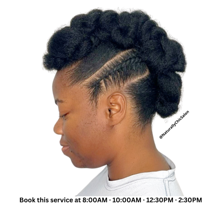 Pin & Tuck Updo Style