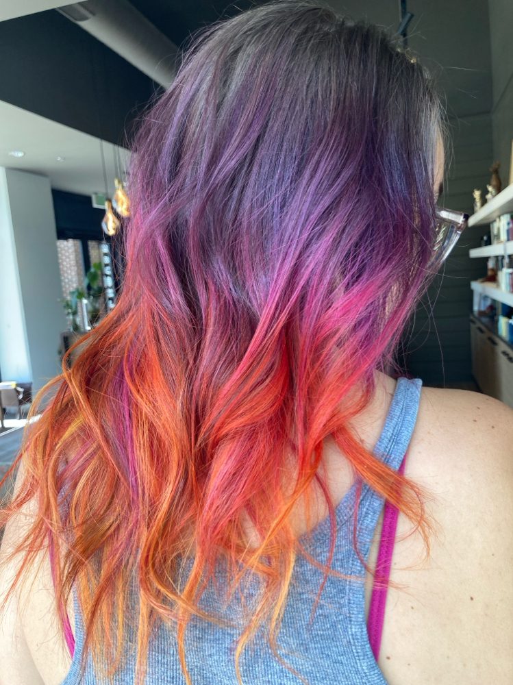 Vivid Color Hair Service