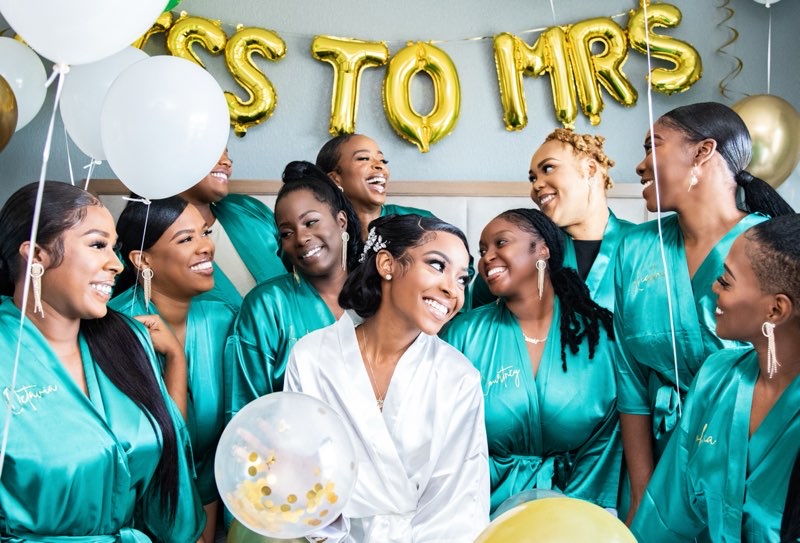 Bridal Party Of 4 at Shawn Davis in Orlando, FL