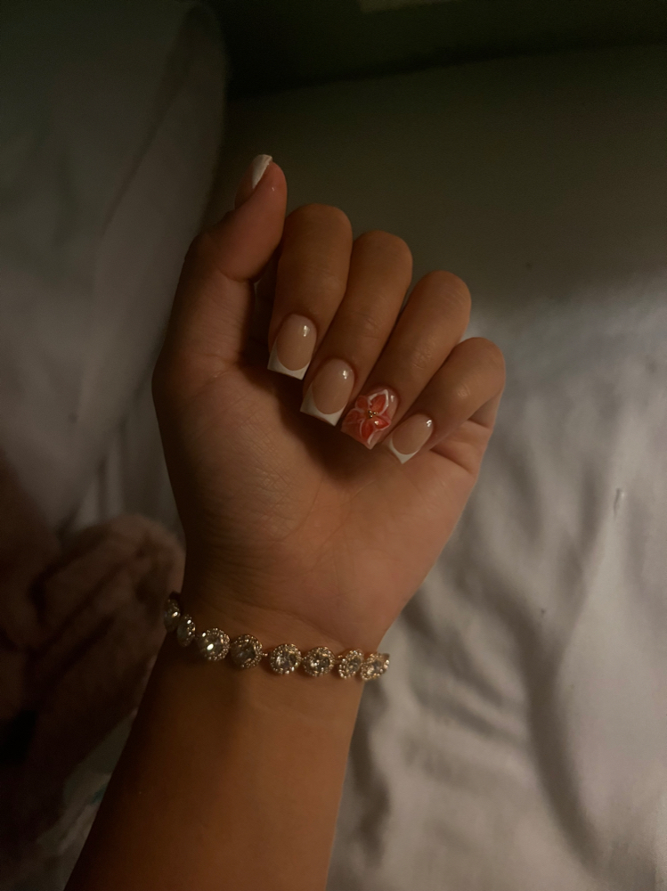 Acrylic Overlay On natural Nails