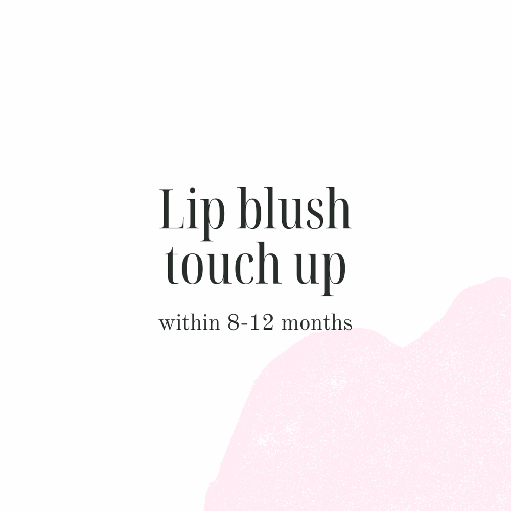Lip Blush Touch-Up (8-12 months)
