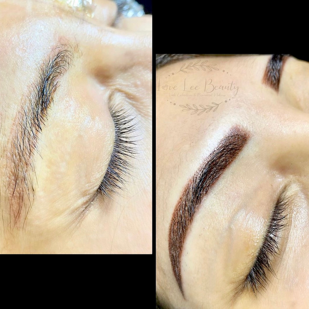 Powder Brows Cover Up:Previous Work