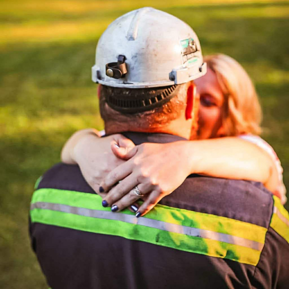 Blue Collar Man at Sunshine Studios by Traci Browning in Hanover, WV