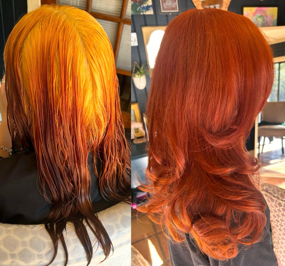 All Over Fashion Color w/ Lightener at Morgan The Stylist in San Antonio, TX