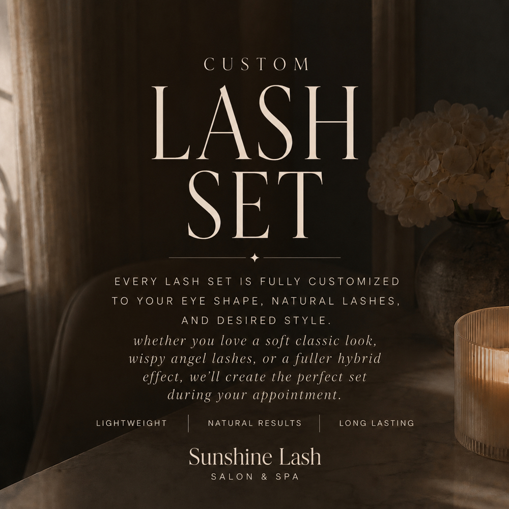 Traditional Custom Lash Set at Sunshine Lash Salon & Spa in Pasadena, MD