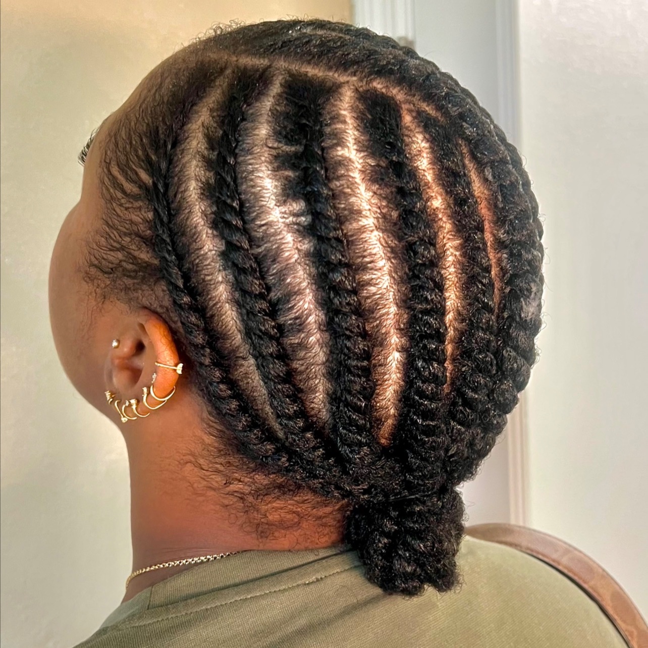 Flat Twists at Court Clair Hair in Lutz, FL