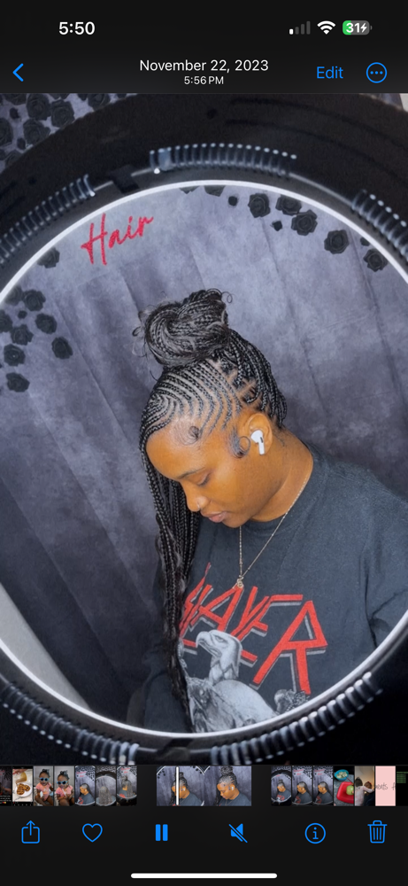 Fulani Braids at Rawluxure Hair & Body in Jonesboro, GA