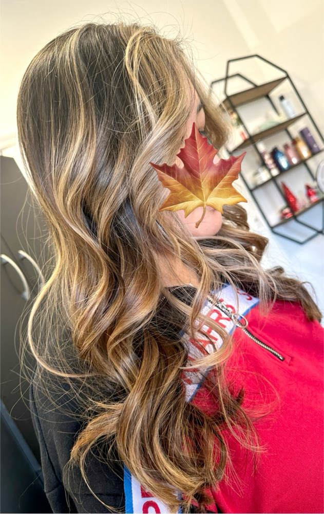Face framing highlights