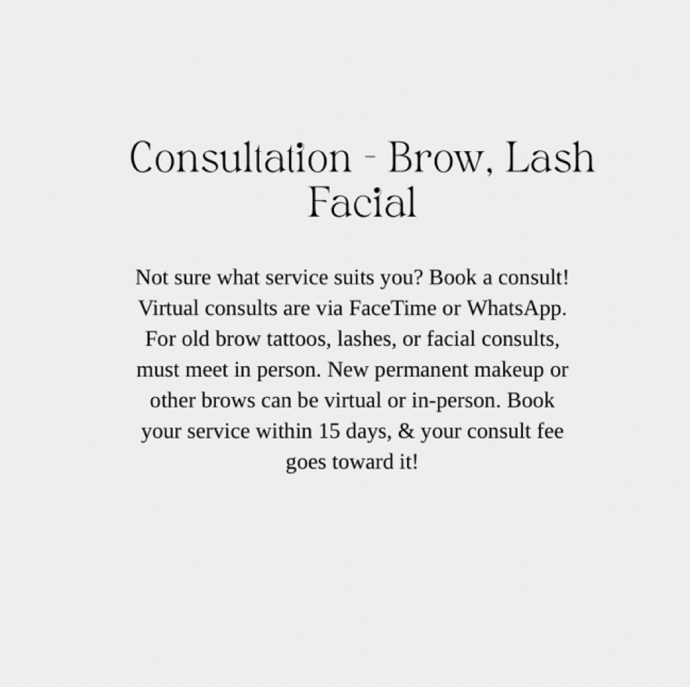 Consultation - Brow, Lash, Facial at Poised Brow in Austin, TX