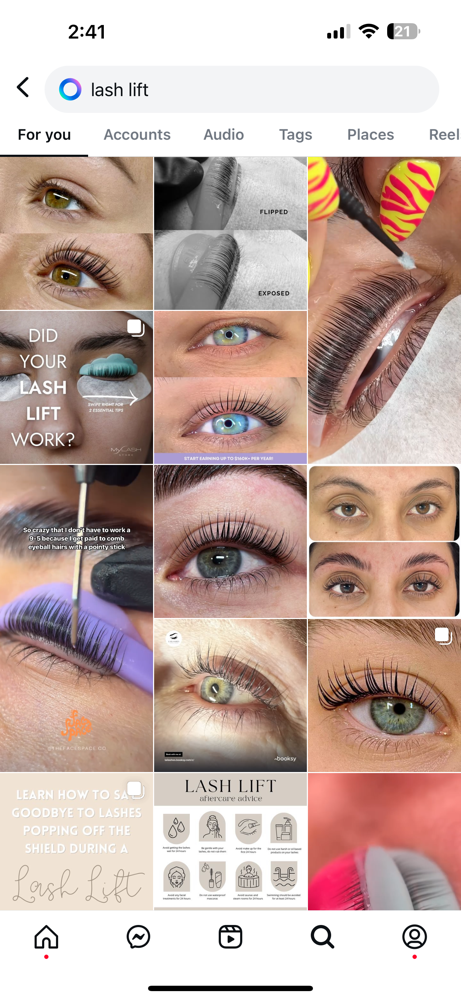 Lash Lift And Lash Tint Combo