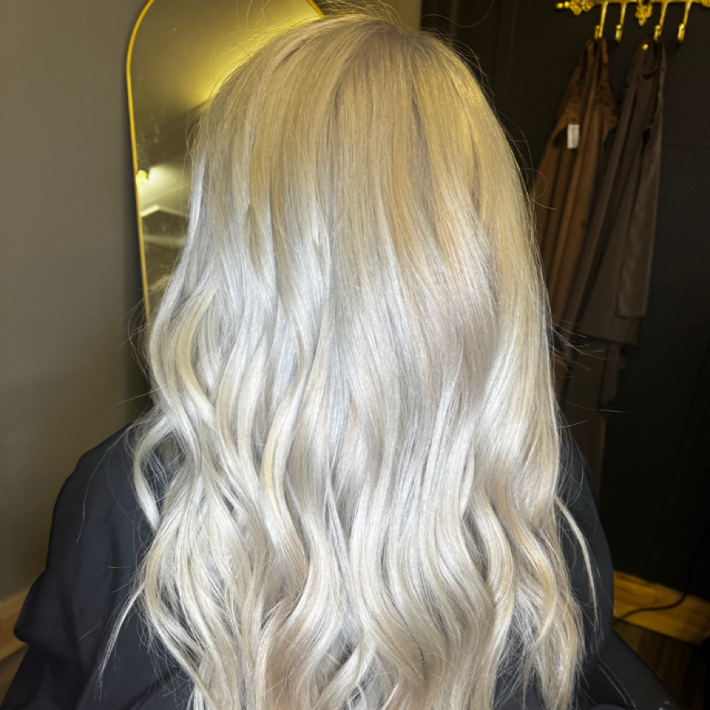 Full Head Bleach & Tone at The Vault Salon in Norton, KS