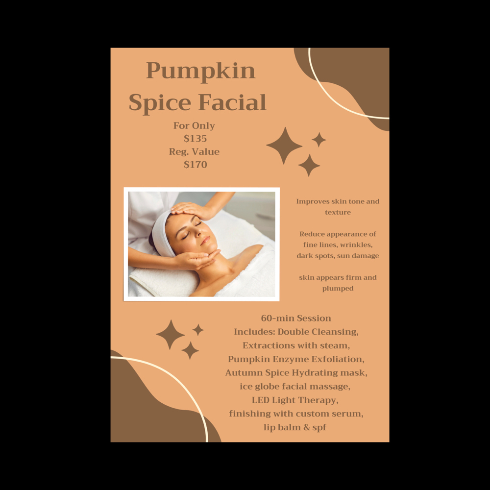 Pumpkin Spice Facial