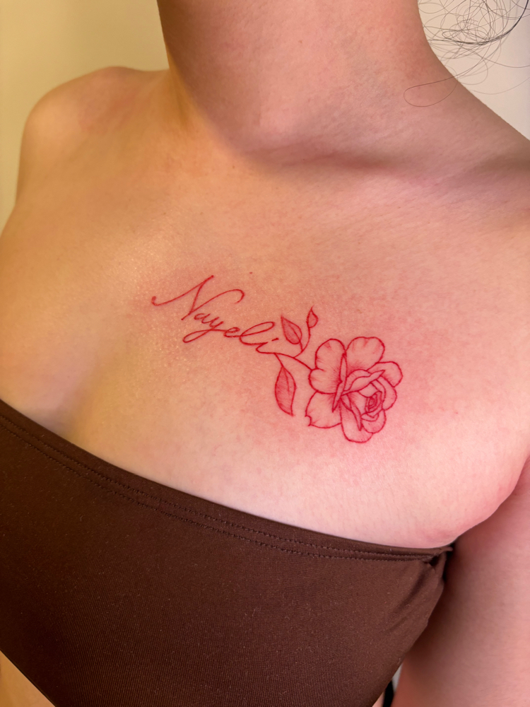 Name Tat at Dreya The Artist in Grand Prairie, TX