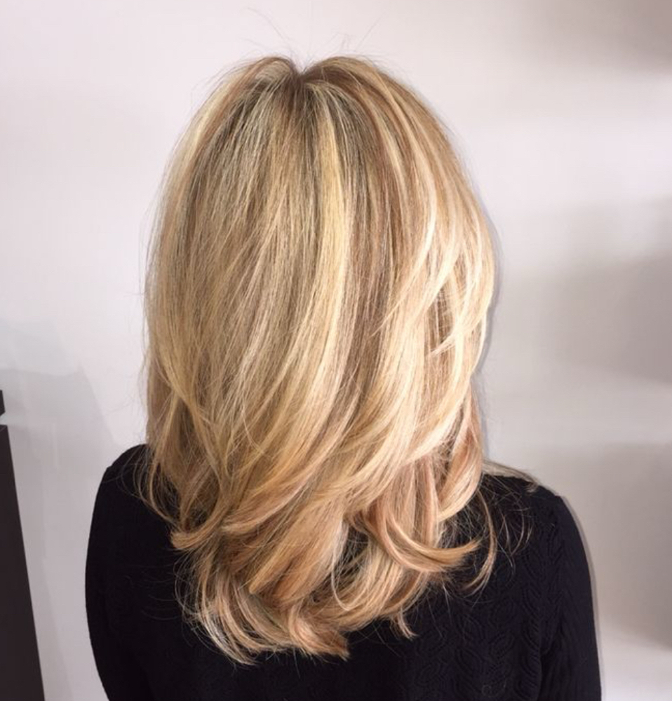 Round Brush cut and style