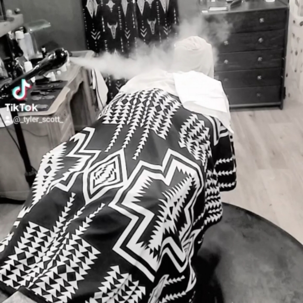 Hot Towel Shave at Tonsorial Trading Post in Sturbridge, MA