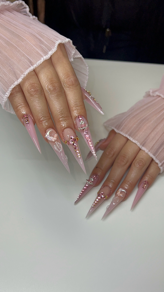X-Long Full Set Acrylic