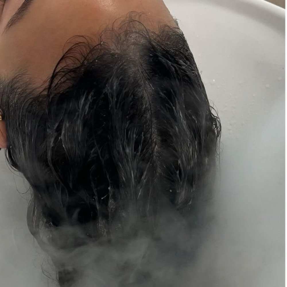 Hood Dryer Deep Condition Treatment at GenX Studio in Charlotte, NC